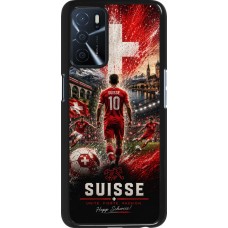 Coque OPPO A16s - Football Suisse splash 2026