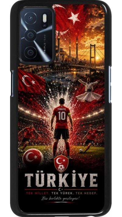 Coque OPPO A16s - Football Turquie splash 2026