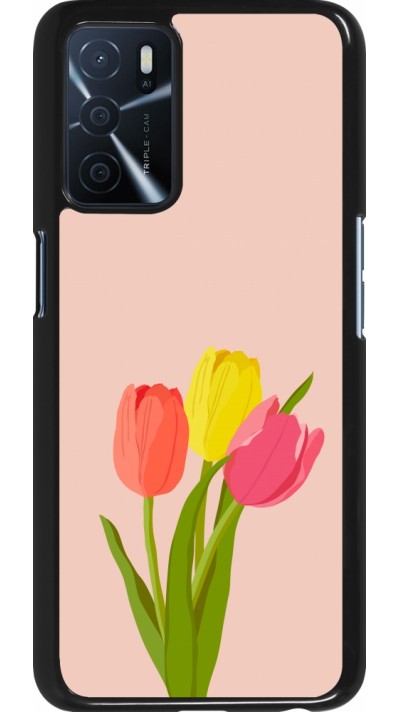 Coque OPPO A16s - Spring 23 tulip trio