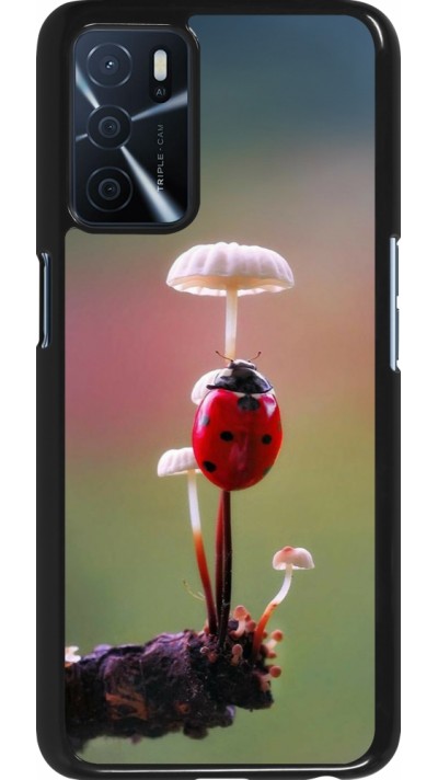 OPPO A16s Case Hülle - Ladybird on a mushroom Spring 2026