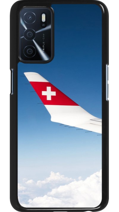 Coque OPPO A16s - Fête Nationale Suisse Sky Swiss Flag