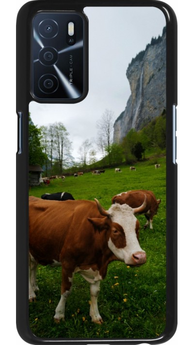 Coque OPPO A16s - Fête Nationale Suisse Vaches