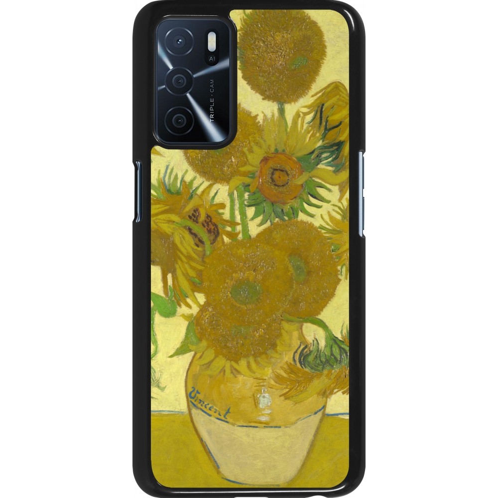 Coque OPPO A16s - Tableau art - Les Tournesols - Van Gogh