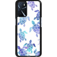 Coque Oppo A16s - Turtles pattern watercolor