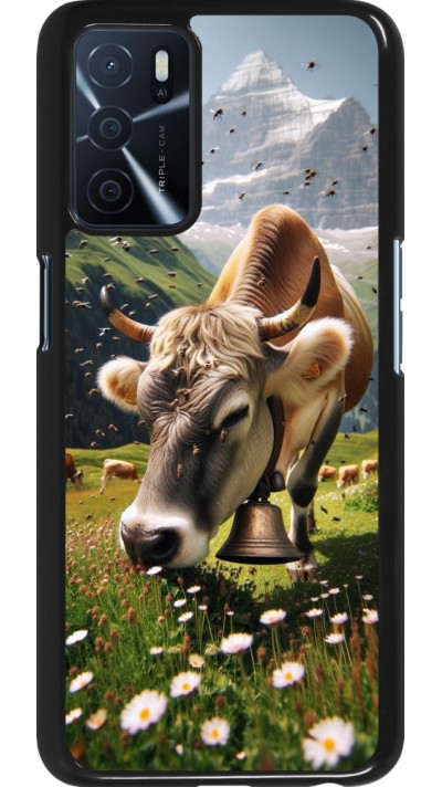 Coque OPPO A16s - Vache montagne Valais
