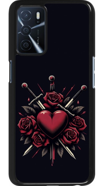 Coque OPPO A16s - Valentine 2024 gothic love