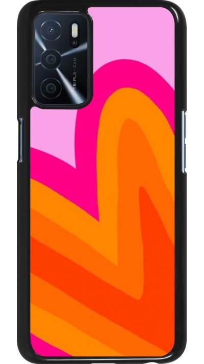 Coque OPPO A16s - Valentine 2024 heart gradient