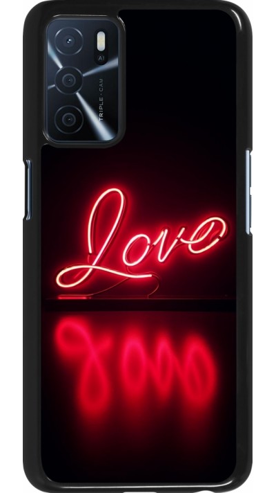 Coque OPPO A16s - Valentine 2025 Neon Love