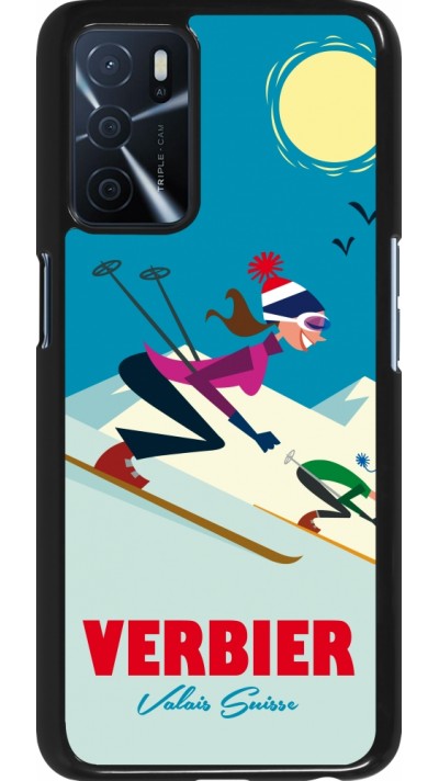 Coque Oppo A16s - Verbier Ski Downhill