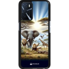 Coque OPPO A16s - Vie sauvage africaine