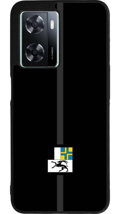 OPPO A57 5G Case Hülle - Silikon schwarz Kanton GR schwarz