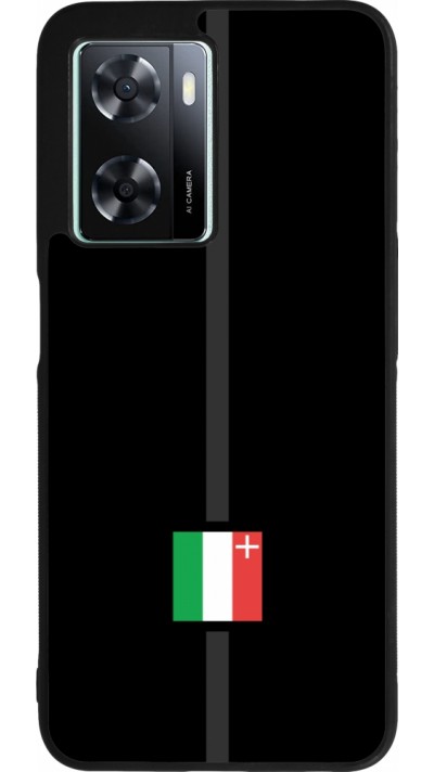 OPPO A57 5G Case Hülle - Silikon schwarz Kanton NE schwarz