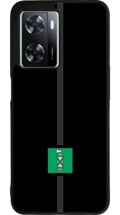 OPPO A57 5G Case Hülle - Silikon schwarz Kanton SG schwarz