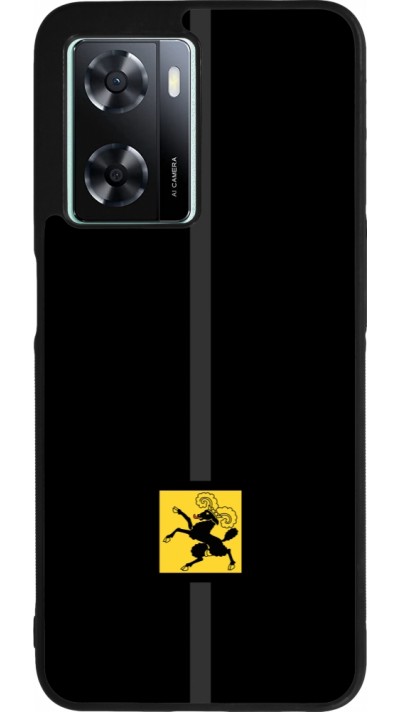 OPPO A57 5G Case Hülle - Silikon schwarz Kanton SH schwarz