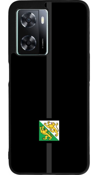 OPPO A57 5G Case Hülle - Silikon schwarz Kanton TG schwarz