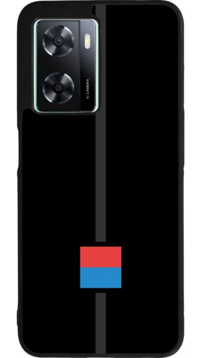 OPPO A57 5G Case Hülle - Silikon schwarz Kanton TI schwarz