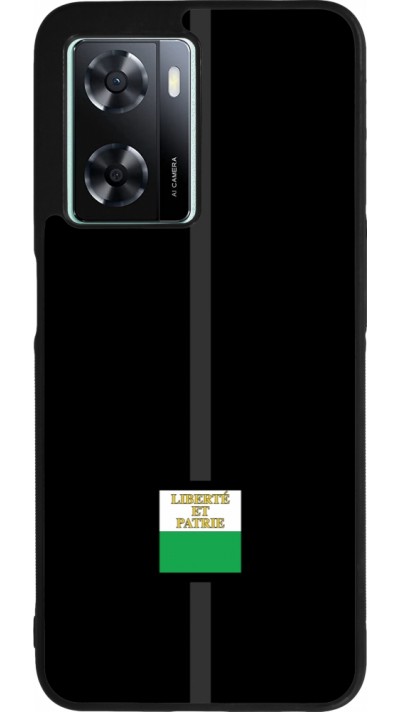 OPPO A57 5G Case Hülle - Silikon schwarz Kanton VD schwarz