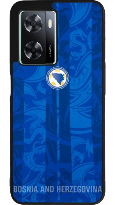 OPPO A57 5G Case Hülle - Silikon schwarz Bosnien und Herzegowina 2026 personalisierbares Fussballtrikot