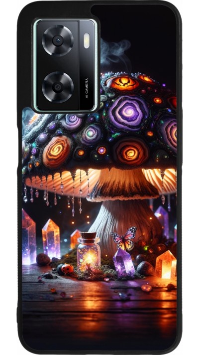 Coque OPPO A57 5G - Silicone rigide noir Halloween Potion Magic