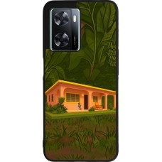Coque OPPO A57 5G - Silicone rigide noir Benitos house DTMF