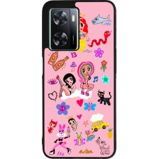 Coque OPPO A57 5G - Silicone rigide noir Karol G La Bichota Manana Sera Bonito