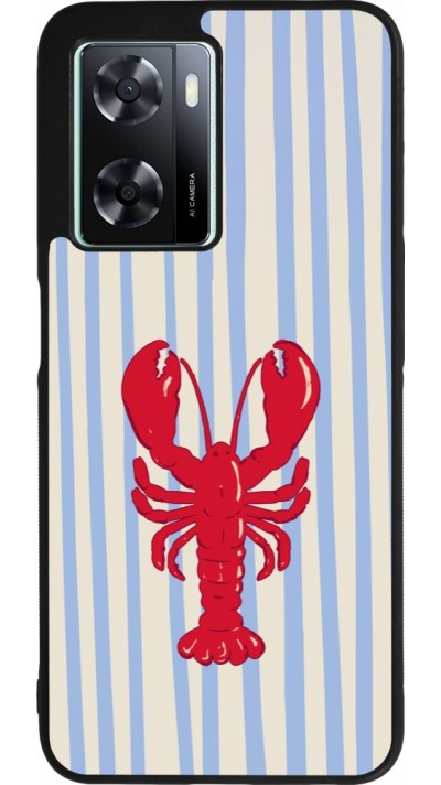 OPPO A57 5G Case Hülle - Silikon schwarz Red lobster 2026