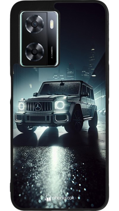 OPPO A57 5G Case Hülle - Silikon schwarz Mercedes G AMG Nacht