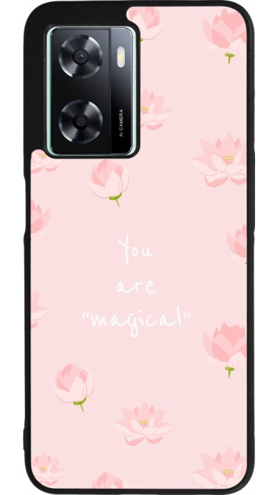 OPPO A57 5G Case Hülle - Silikon schwarz Mom 2023 your are magical