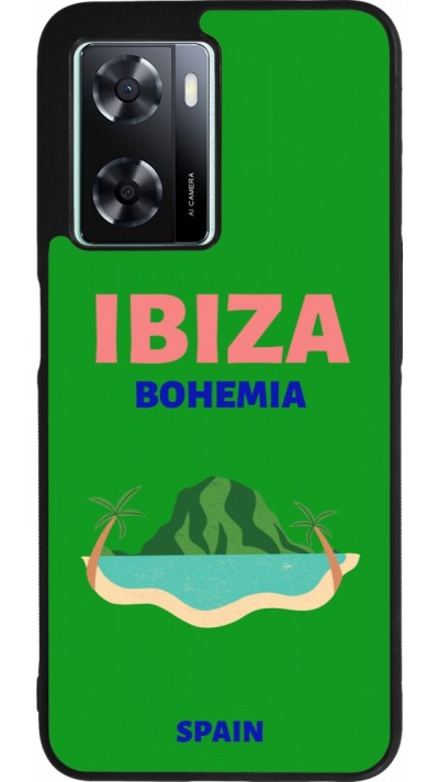 OPPO A57 5G Case Hülle - Silikon schwarz Pop Summer Destination Ibiza