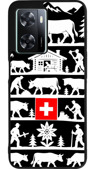 OPPO A57 5G Case Hülle - Silikon schwarz Poya Schweiz 1 schwarz