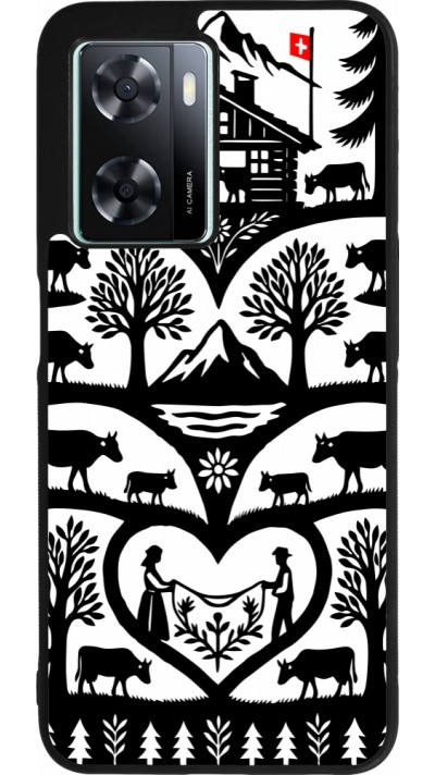 OPPO A57 5G Case Hülle - Silikon schwarz Poya Schweiz 2