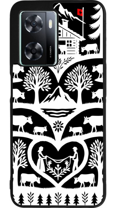 OPPO A57 5G Case Hülle - Silikon schwarz Poya Schweiz 2 schwarz