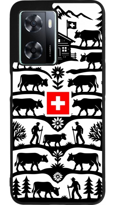 OPPO A57 5G Case Hülle - Silikon schwarz Poya Schweiz 3