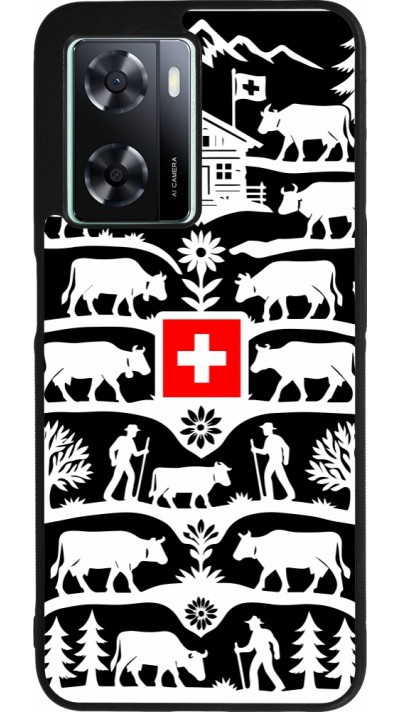 OPPO A57 5G Case Hülle - Silikon schwarz Poya Schweiz 3 schwarz