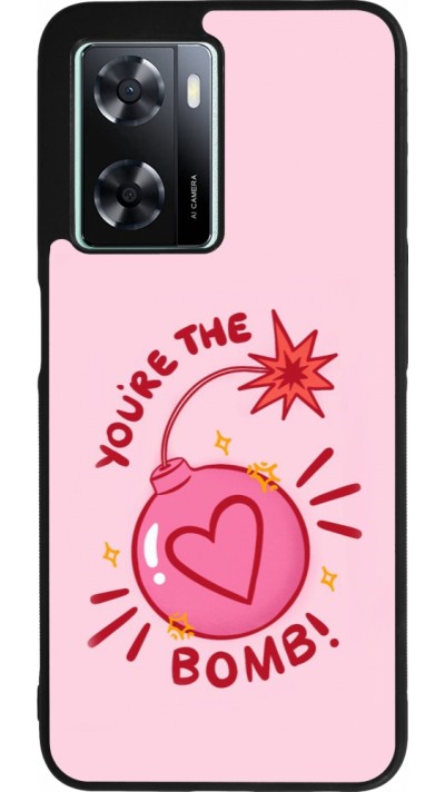 OPPO A57 5G Case Hülle - Silikon schwarz Saint Valentines Day 26 You are the bomb