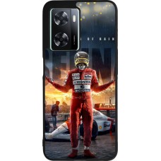 OPPO A57 5G Case Hülle - Silikon schwarz Senna The King of Rain