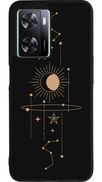 OPPO A57 5G Case Hülle - Silikon schwarz Spring 23 astro