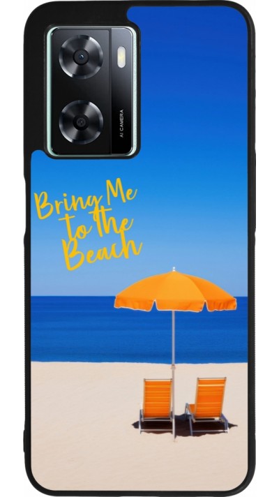 OPPO A57 5G Case Hülle - Silikon schwarz Summer 2025 Bring me to the beach