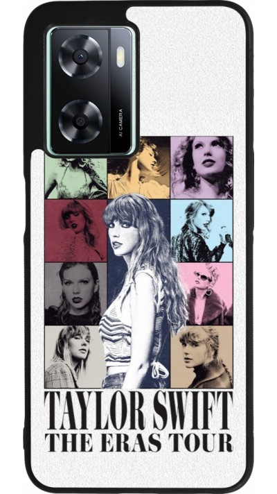 Coque OPPO A57 5G - Silicone rigide noir Taylor Swift The Eras Tour