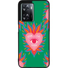 Coque OPPO A57 5G - Silicone rigide noir Viva la vida 2026