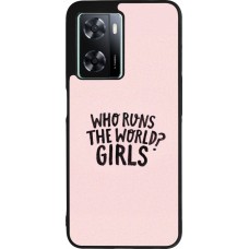 Coque OPPO A57 5G - Silicone rigide noir Womens day 2026 3