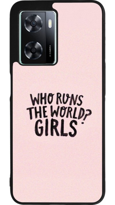 OPPO A57 5G Case Hülle - Silikon schwarz Womens day 2026 3