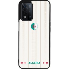 Coque OPPO A93s 5G - Silicone rigide noir Maillot de football Algérie 2026 personnalisable