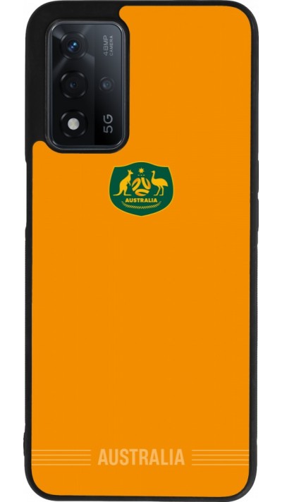 OPPO A93s 5G Case Hülle - Silikon schwarz Australien 2026 personalisierbares Fussballtrikot