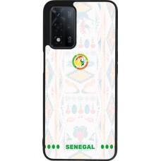Coque OPPO A93s 5G - Silicone rigide noir Maillot de football Sénégal 2026 personnalisable