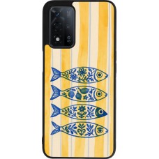 Coque OPPO A93s 5G - Silicone rigide noir Portuguese fish 2026