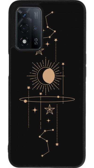 Coque OPPO A93s 5G - Silicone rigide noir Spring 23 astro