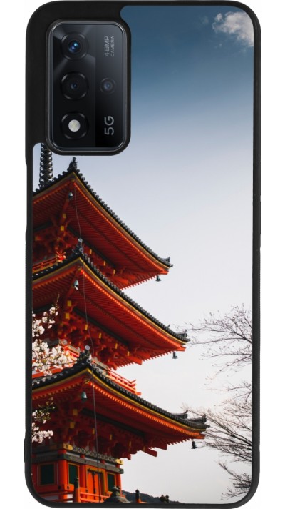 Coque OPPO A93s 5G - Silicone rigide noir Spring 23 Japan