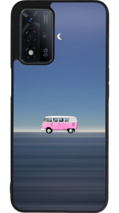 Coque OPPO A93s 5G - Silicone rigide noir Spring 23 pink bus