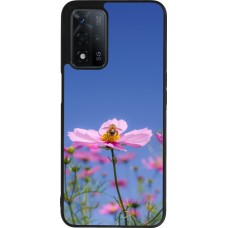 Coque OPPO A93s 5G - Silicone rigide noir Bee on a flower Spring 2026
